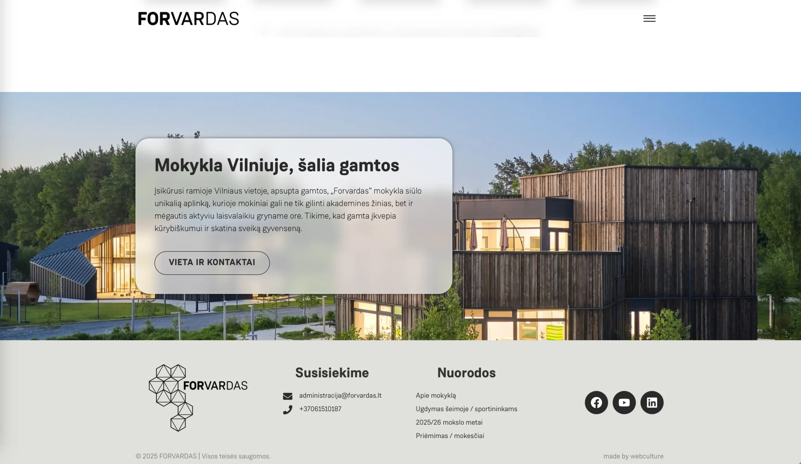 forvardas website redesign