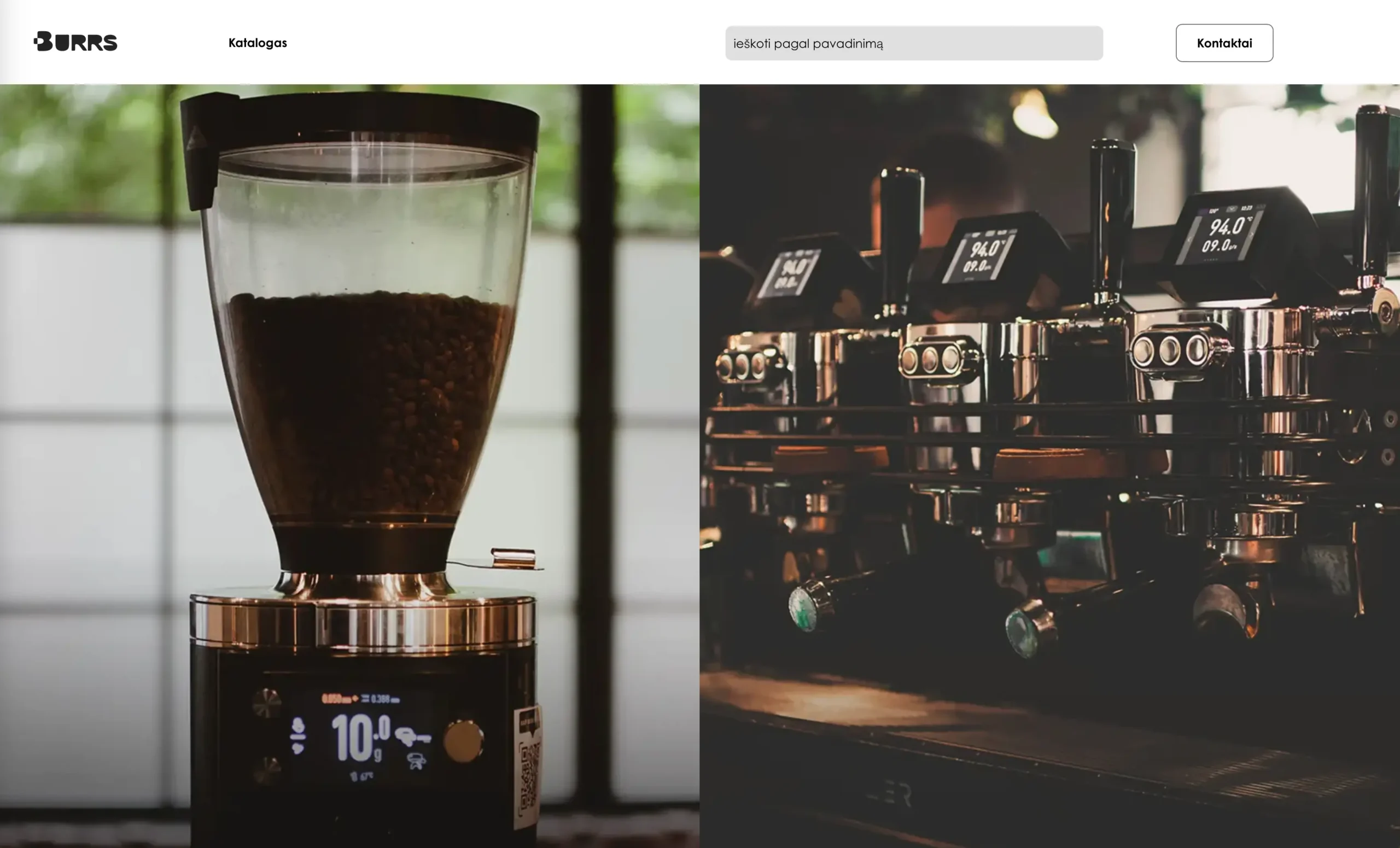 burrs coffee equipment catalog