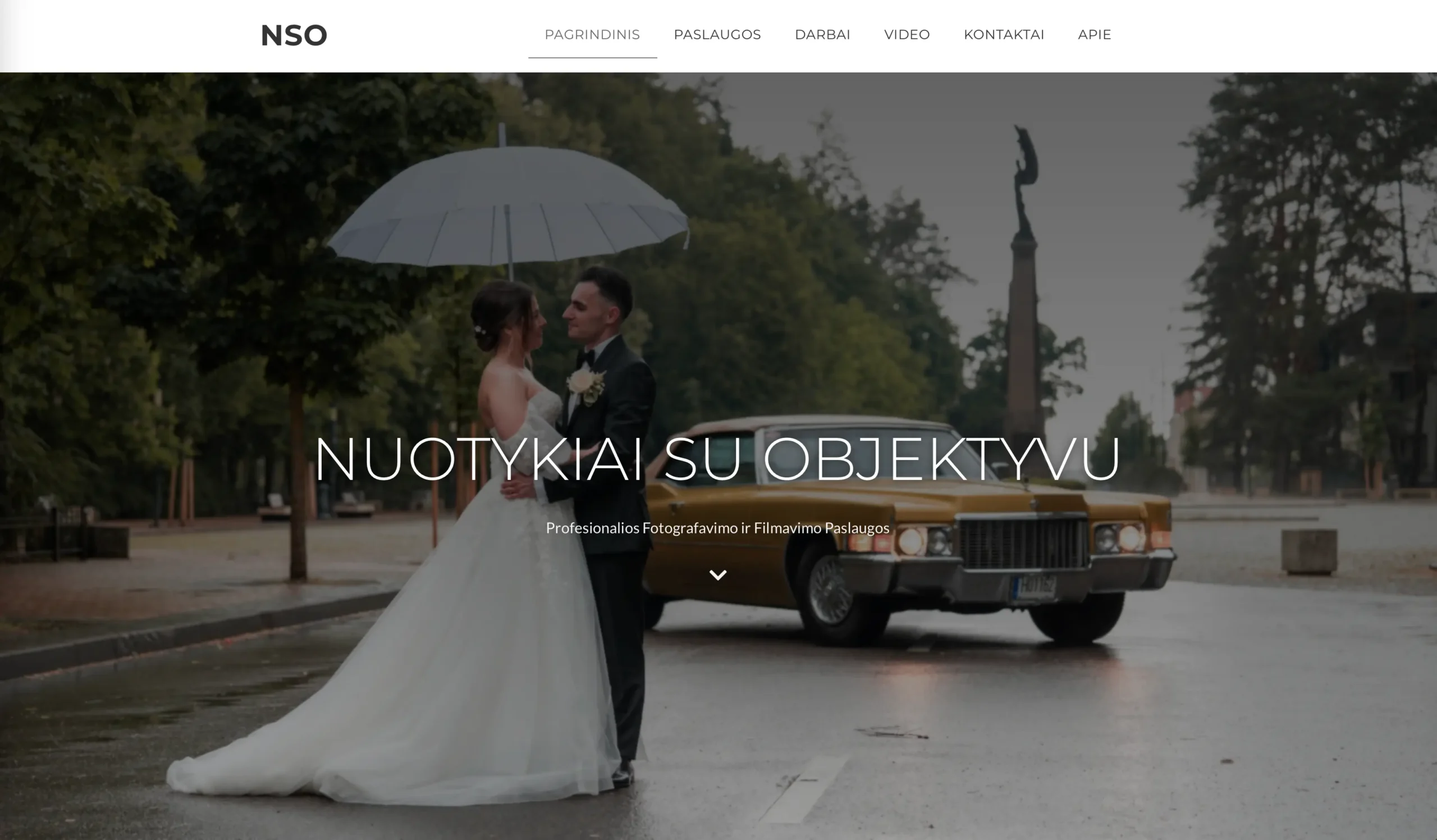 photographer portfolio website