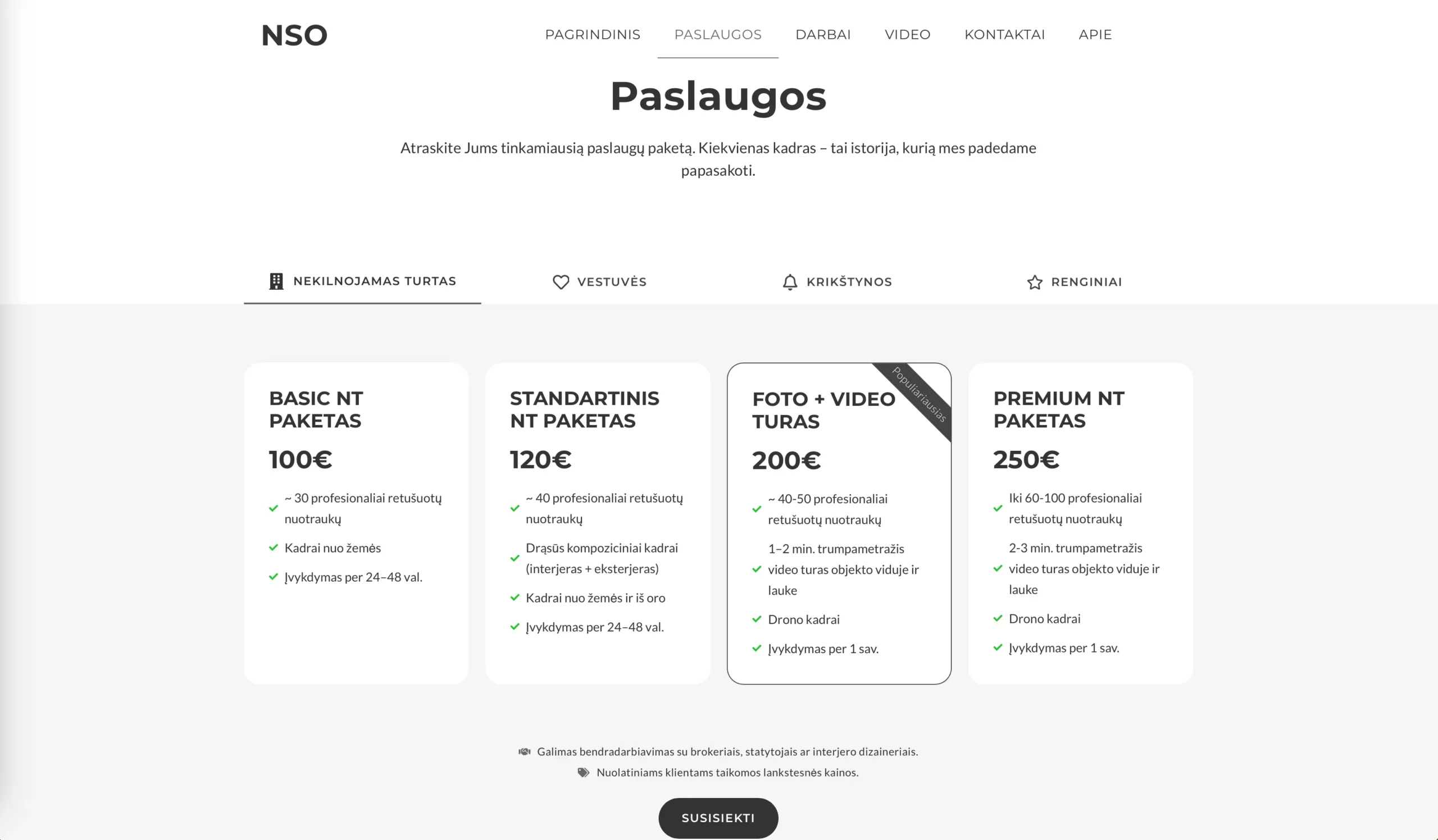 photographer portfolio website